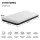 Giselle Bedding Single Memory Foam Mattress 18cm Reversible Dual Feel Medium-Firm and Firm Charcoal White