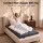 Giselle Bedding Single Memory Foam Mattress 18cm Reversible Dual Feel Medium-Firm and Firm Charcoal White