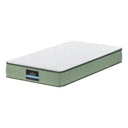 Giselle Bedding LEAF Series 25cm Single Memory Foam Mattress - Bamboo Cover, Cool Gel, 7-Zone Charcoal Support
