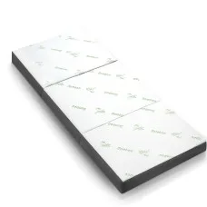 Giselle Bedding Foldable Single Mattress, Bamboo Fabric, High-Density Foam, 190x79x10cm, Portable & Washable Cover