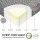 Giselle Bedding Foldable Mattress Sofa Bed, Trifold Memory Foam, 190x78cm, Removable Cover, Grey, Camping Cushion