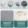 Giselle Bedding Foldable Mattress Sofa Bed, Trifold Memory Foam, 190x78cm, Removable Cover, Grey, Camping Cushion