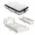 Giselle Single Devon 31cm 5-Zone Pocket Spring Mattress with Artiss Storage Bed Frame Set Medium Support