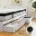 Giselle Single Devon 31cm 5-Zone Pocket Spring Mattress with Artiss Storage Bed Frame Set Medium Support