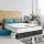 Giselle Bedding Peyton Pocket Spring Mattress Single 21cm Medium Firm, Hypo-Allergenic, Soft Quilting, No Turn