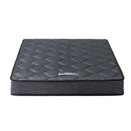 Giselle Bedding Serena 16cm Bonnell Spring Single Mattress, Medium-Firm, Hypo-Allergenic, 90x190cm, Grey