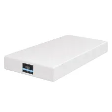 Giselle Bedding 25cm Single Hybrid Mattress Gel Foam Edge Support White Knitted Fabric Springs