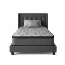 Giselle Bedding Solene 34cm Single Euro Top Mattress - Medium Firm Support, Cool Gel Memory Foam, Hypoallergenic