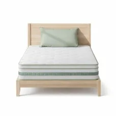 20cm Giselle Bedding King Single Mattress Mint Series with Green Tea Foam, Euro Top, Bamboo Fabric & Pocket Springs