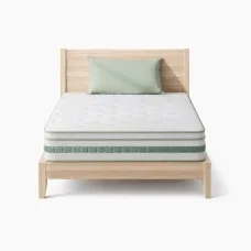 Giselle Bedding Mint Series 20cm Single Mattress - Green Tea Foam, Bamboo Fabric, Euro Top, Medium-Firm Support