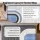 Giselle Bedding Single Reversible Spring Mattress 35cm Gel Foam Cashmere Cover Dual Firmness White Charcoal
