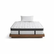 Giselle Bedding Single 31cm Euro Top Mattress with Plush Padding & 5 Zoned Pocket Springs for Ultimate Comfort