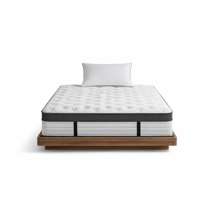 Giselle Bedding Single 31cm Euro Top Mattress with Plush Padding & 5 Zoned Pocket Springs for Ultimate Comfort
