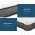 Giselle Bedding 16cm Single Bonnell Spring Mattress - Medium Firm, High-Density Foam, Mite Resistant, Luxurious Fabric