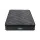 Giselle Bedding Single Mattress 25cm Pocket Spring Latex Euro Top Medium Firm Black with Reinforced Edge Support