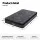 Giselle Bedding Single Mattress 25cm Pocket Spring Latex Euro Top Medium Firm Black with Reinforced Edge Support