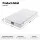Giselle Bedding Single Mattress 20cm Medium-Firm Pocket Springs Egg-Crate Foam Reinforced Edge White