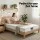 Giselle Bedding Single Mattress 20cm Medium-Firm Pocket Springs Egg-Crate Foam Reinforced Edge White