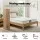 Giselle Bedding Single Mattress 20cm Medium-Firm Pocket Springs Egg-Crate Foam Reinforced Edge White