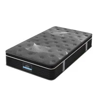Giselle Bedding 35cm Euro Top Mattress Single - Graphene Memory Foam, Medium Firm Support, Pocket Spring System