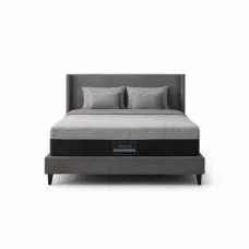 Giselle Bedding Carbon Series Single Mattress 26cm Firm Pocket Spring Dual Edge Support Breathable Dark Grey