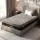 Giselle Bedding Carbon Series Single Mattress 26cm Firm Pocket Spring Dual Edge Support Breathable Dark Grey
