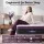 Giselle Bedding Single 35cm Firm Euro Top Mattress 5-Zone Pocket Spring Edge Support Purple & Black