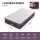 Giselle Bedding Single 35cm Firm Euro Top Mattress 5-Zone Pocket Spring Edge Support Purple & Black