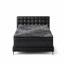 Giselle Bedding Midnight Series Single Mattress 35cm Bamboo Charcoal Foam, Medium Firm Euro Top, Pocket Spring System