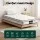 Giselle Bedding Elysium 22cm Single Mattress - Medium-Firm Euro Top, Velvet Fabric, Pocket Spring, Hypo-Allergenic