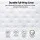 RoomSense Single 34cm Medium Firm Single Pocket Spring Mattress with Tencel Cooling Gel Memory Foam for Back Pain Relief