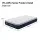 RoomSense 30cm Medium Firm Pocket Spring Mattress Single with 70D Latex Lumbar Support and Zoned Springs
