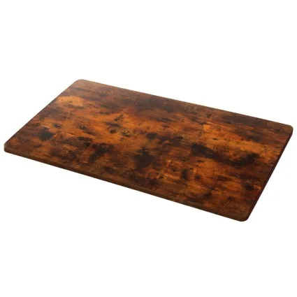 Artiss Standing Desk Top, Particle Board, Rustic Brown, 140CM x 70CM, Durable, Easy Assembly, Anti-Scratch Finish