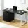Artiss Computer Desk with Drawers, Honeycomb Board, 140cm Black, Sturdy Workspace with Anti-Rust Features