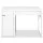 Artiss Computer Desk with Drawer Cabinet, White, 105x50x75cm - Sleek, Durable, Space-Saving Study Furniture