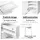 Artiss Computer Desk with Drawer Cabinet, White, 105x50x75cm - Sleek, Durable, Space-Saving Study Furniture