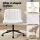 Office Desk and Chair Set 150cm with Six Storage Shelves and Cross-Legged PU Leather Chair White Artiss