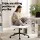 Office Desk and Chair Set 150cm with Six Storage Shelves and Cross-Legged PU Leather Chair White Artiss