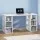Artiss 150CM White Computer Desk with 6-Shelf Bookshelf - Modern, Spacious, and Functional for Home & Office