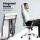 Artiss Foldable Computer Desk and PU Leather Office Chair Set, Wall Mounted, White, Adjustable Height, Space Saving