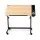 Artiss Adjustable Oak Drafting Table - 100x60cm MDF Desk, Multi-Functional Art & Drawing Station with Side Tray