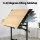 Artiss Adjustable Oak Drafting Table - 100x60cm MDF Desk, Multi-Functional Art & Drawing Station with Side Tray