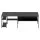Artiss L-Shaped Computer Desk Black 128x108cm Home Office Table with Shelves, 15mm MDF, Ergonomic Riser, Storage