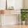 Artiss Console Table, MDF Melamine, 92CM, Pine White - Fluted Design, 2 Drawers, Metal Legs, Easy Assembly