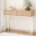 Artiss Console Table, MDF Melamine, 92CM, Pine White - Fluted Design, 2 Drawers, Metal Legs, Easy Assembly