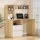 Artiss Computer Desk with Bookshelf & Drawer - 120cm White & Oak Melamine Finish, Storage Cabinet, Easy Assembly