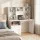Artiss Computer Desk 120cm with Storage Shelf Drawer Cabinet White