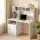 Artiss Computer Desk 120cm with Storage Shelf Drawer Cabinet White