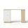 Artiss Computer Desk 120cm with 3 Drawers, 3-Tier Shelves, 50kg Desktop and Melamine Finish Oak White