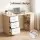 Artiss Computer Desk 120cm with 3 Drawers, 3-Tier Shelves, 50kg Desktop and Melamine Finish Oak White